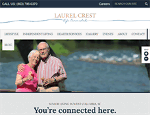 Tablet Screenshot of laurel-crest.com